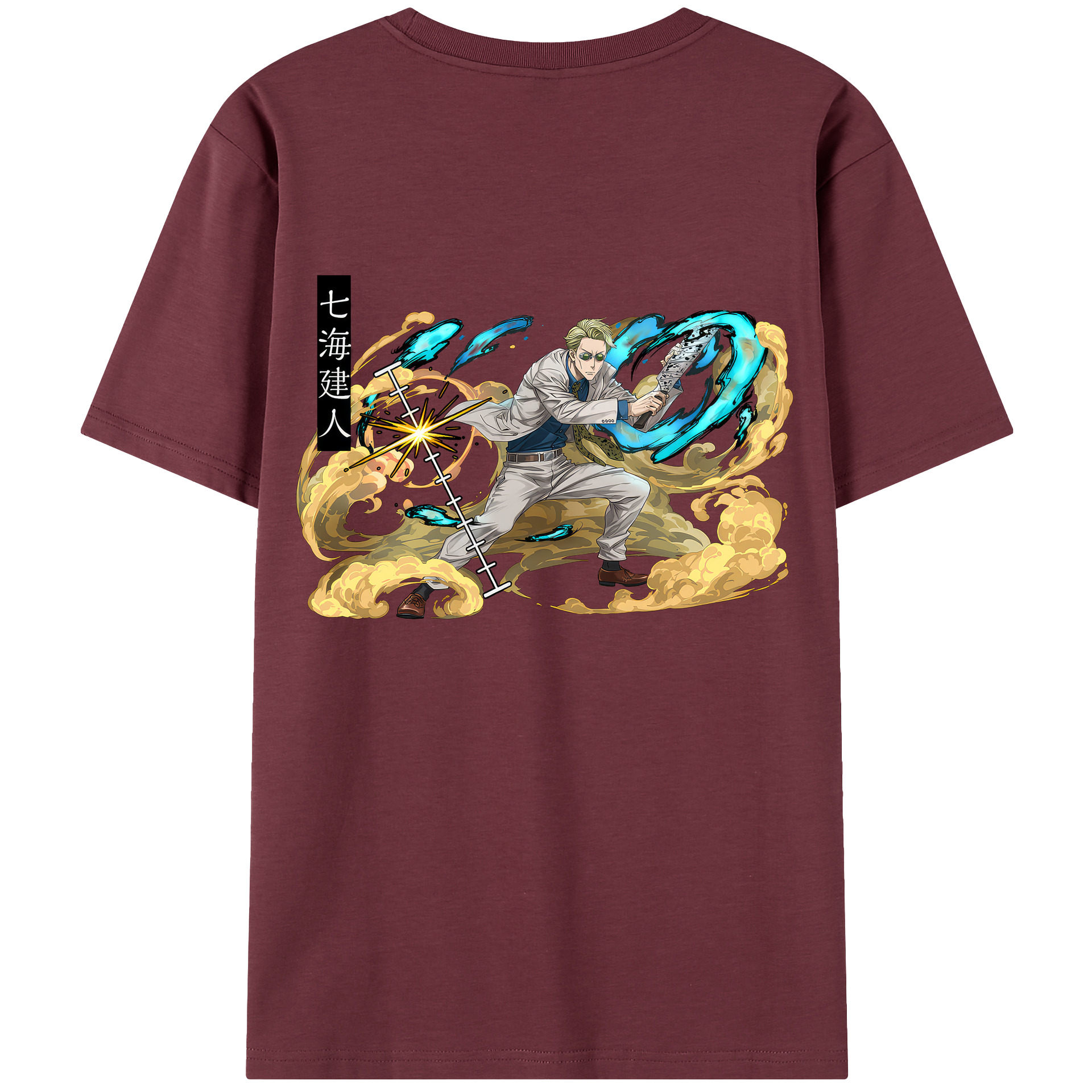 （画像用） 呪術廻戦 Jujutsu Kaisen 綿100％半袖Tシャツ（背面プリント）